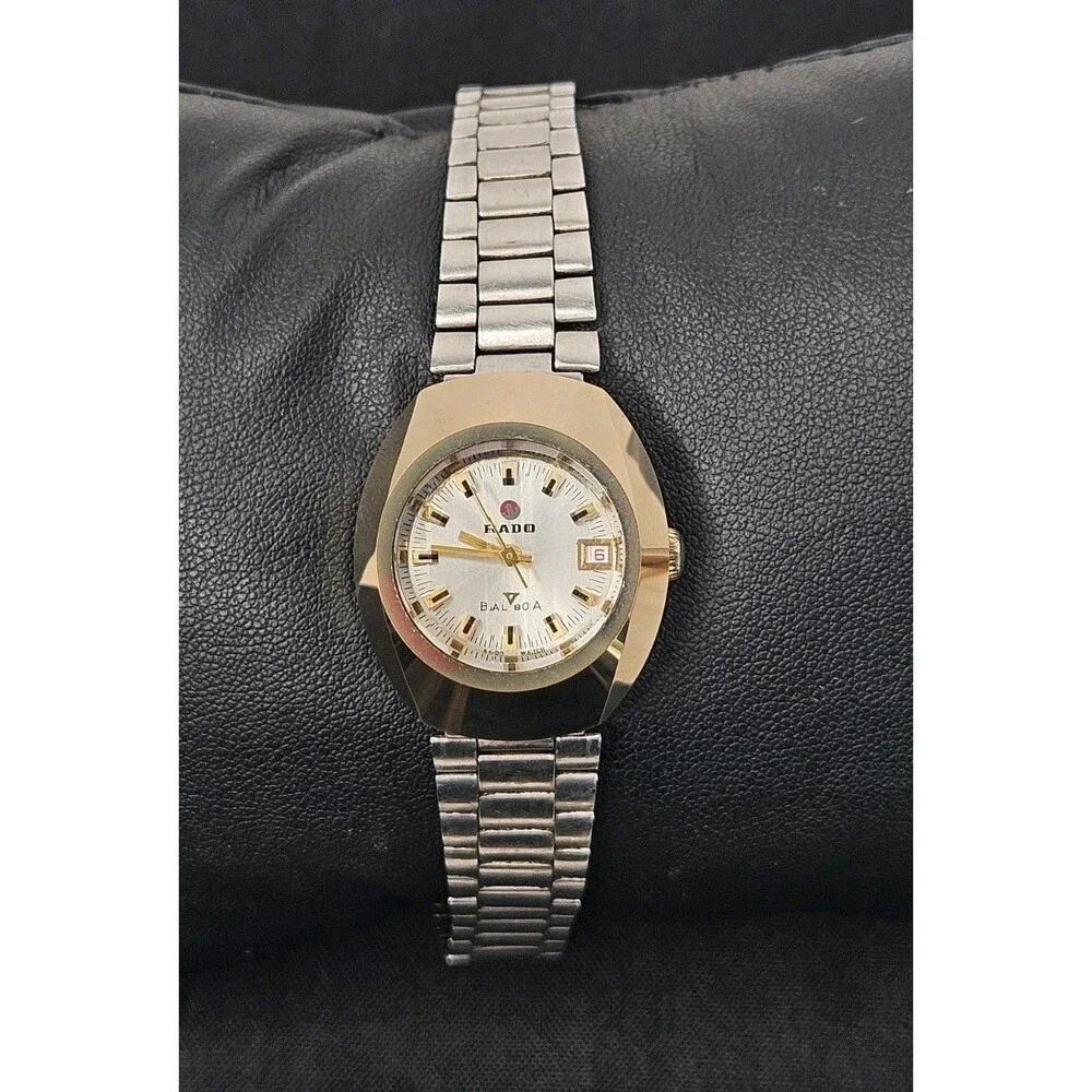 Rado Balboa AUTOMATIC Watch 26mm Women's Silver & Gold Tone, Stainless band